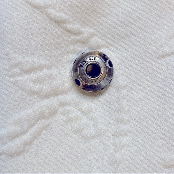 684E GENUINE PANDORA STERLING SILVER
CLEAR POLKA DOT BLACK WHITE CHARM 790692 - Picture 6 of 8